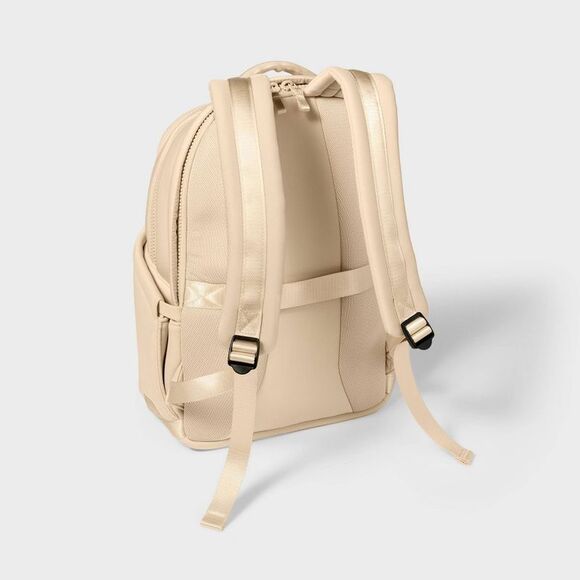 All In Motion - 14L Faux Neoprene Backpack - All In Motion Cream:  Cream - Picture 2 of 4